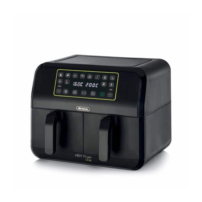 FRIGGITRICE ARIETE AIRY FRYER DUAL 8L (4Lx2) ARI4623 NERO