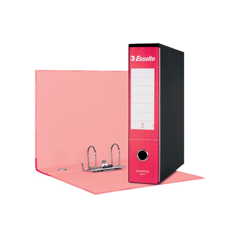 REGISTRATORE ESSELTE G75 ESSENTIAL DORSO 8 ROSSO