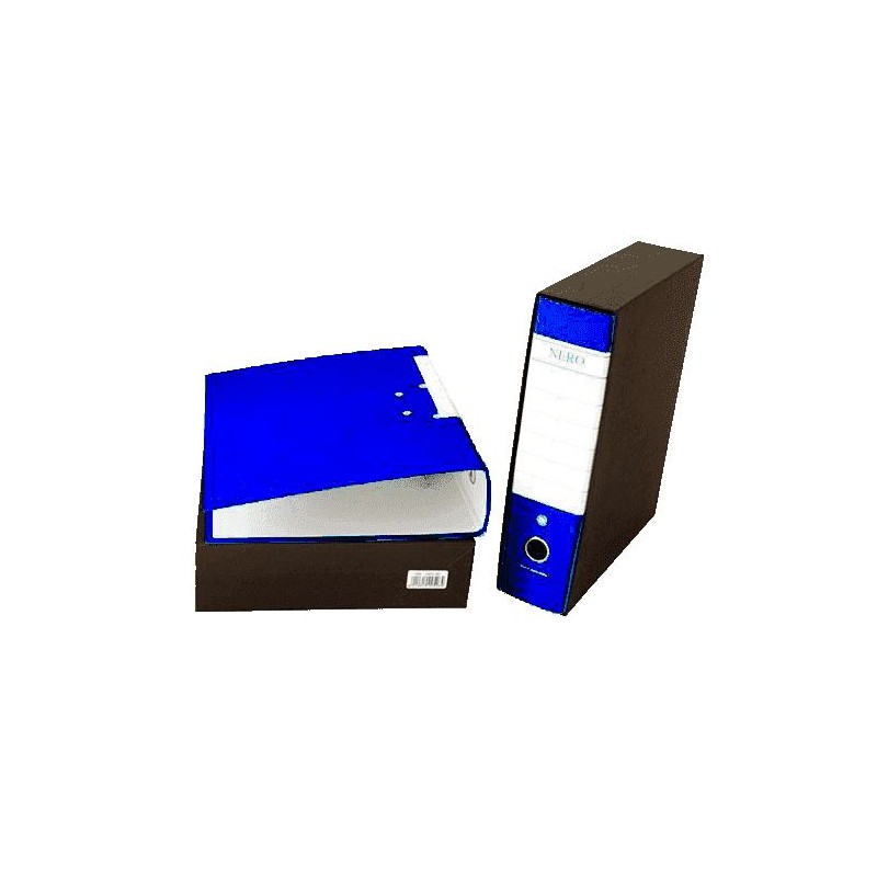 REGISTRATORE NERO& DORSO 8 BLU