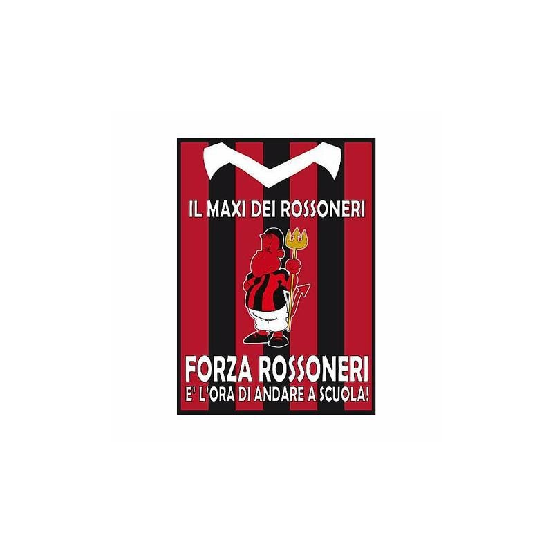 MAXI QUADERNI 20+1ff 80gr A FORZA ROSSONERI CONF. DA 10 PEZZI