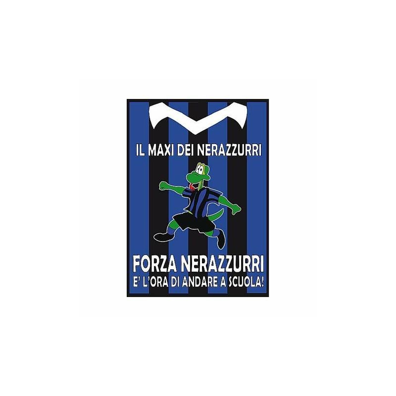 MAXI QUADERNI 20+1ff 80gr B FORZA NERAZZURRI CONF. DA 10 PEZZI