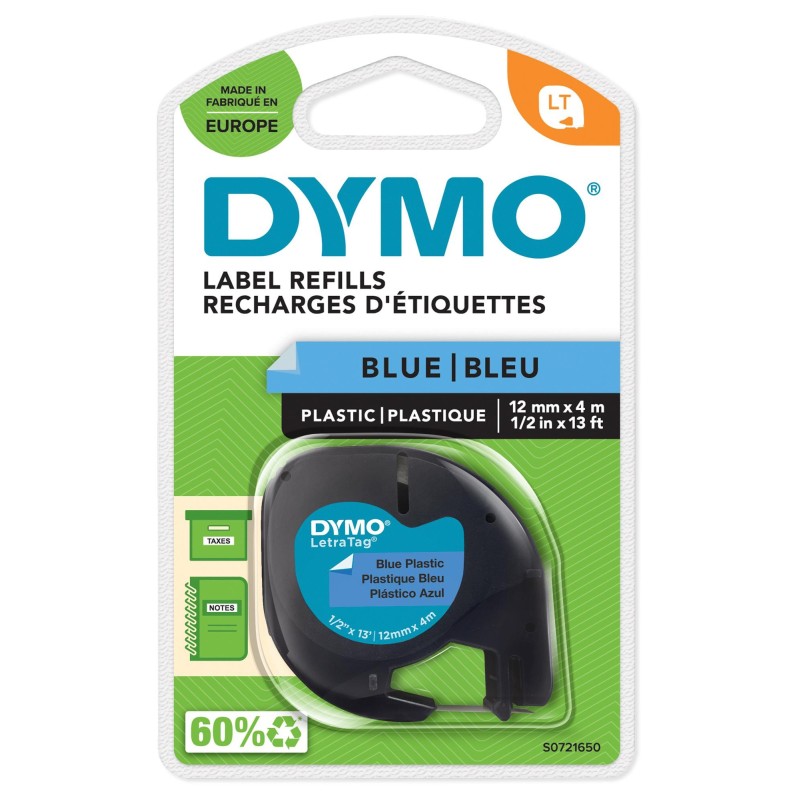 NASTRO DYMO LT 12mm X 4mm S0721650 BLU PLASTICA