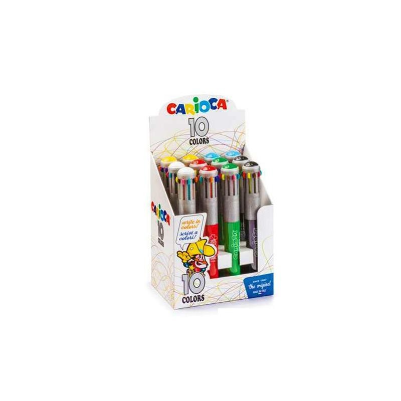 ESPOSITORE 12 PENNE 10 COLORI CLASSIC CARIOCA 42762