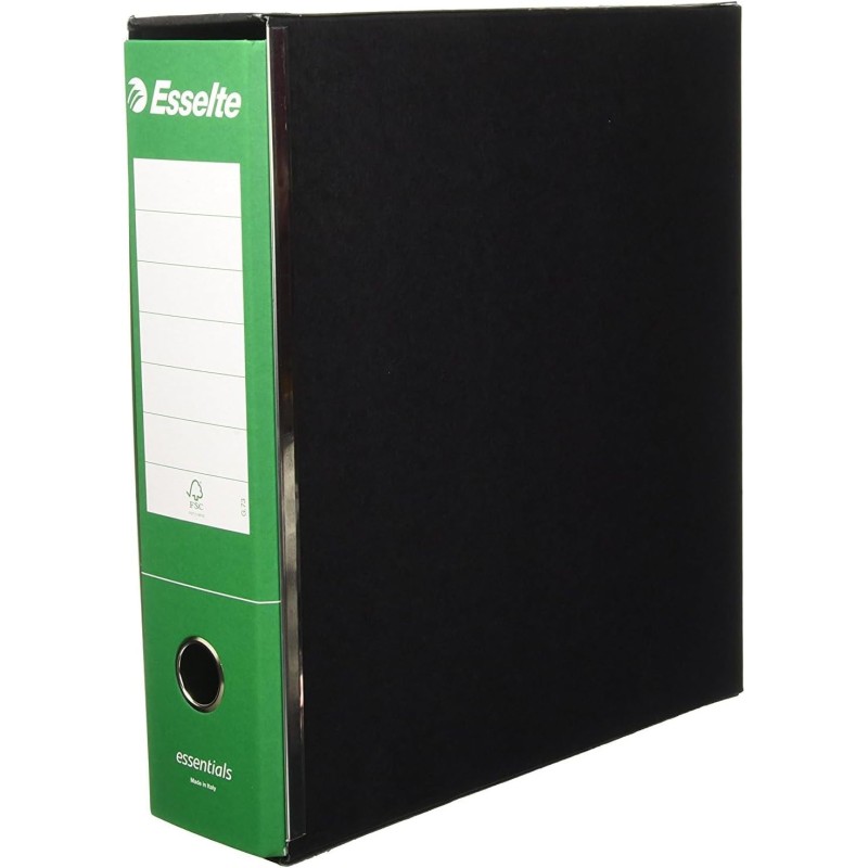 REGISTRATORE ESSELTE G75 ESSENTIAL DORSO 8 VERDE