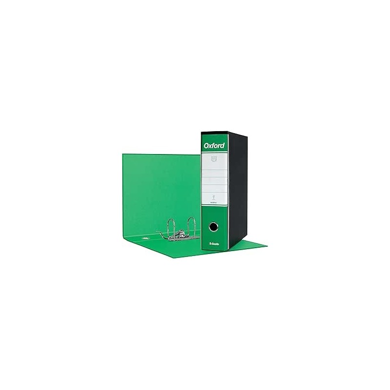 REGISTRATORE ESSELTE OXFORD G85 DORSO 8 VERDI