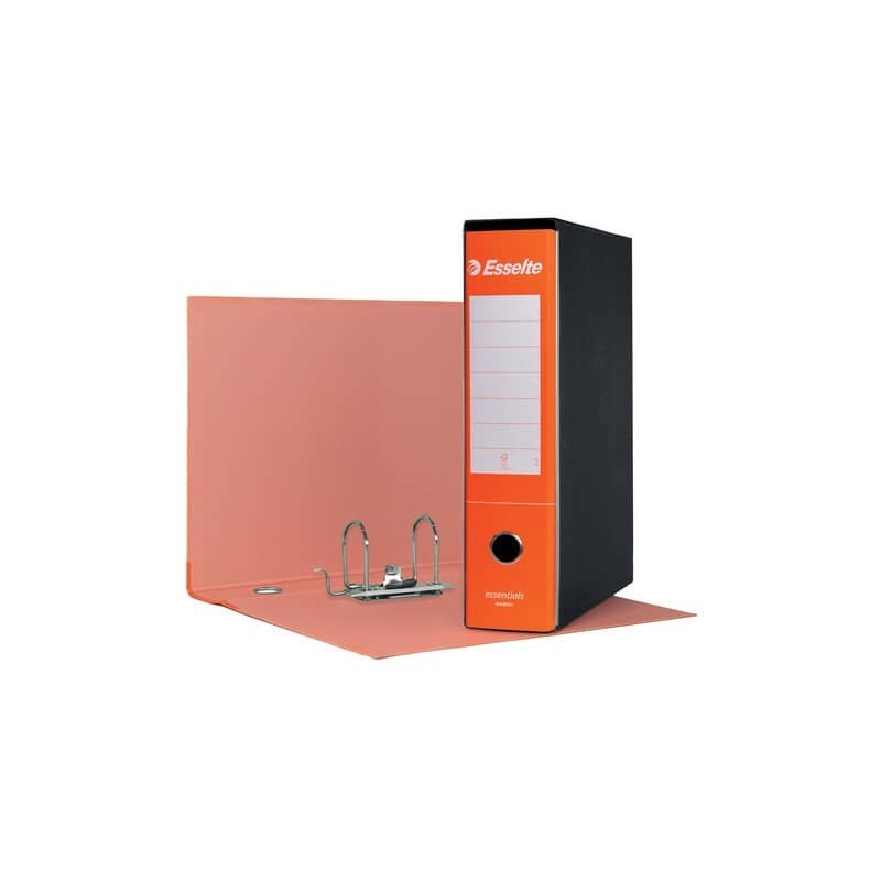 REGISTRATORE ESSELTE G75 ESSENTIAL DORSO 8 ARANCIONE