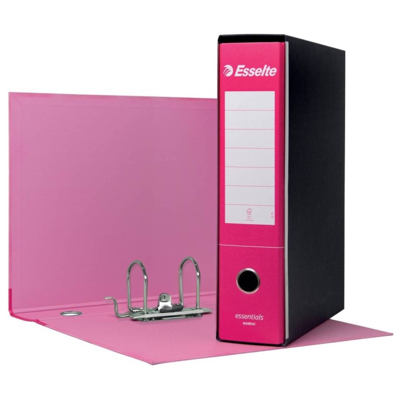 REGISTRATORE ESSELTE G75 ESSENTIAL DORSO 8 FUCSIA