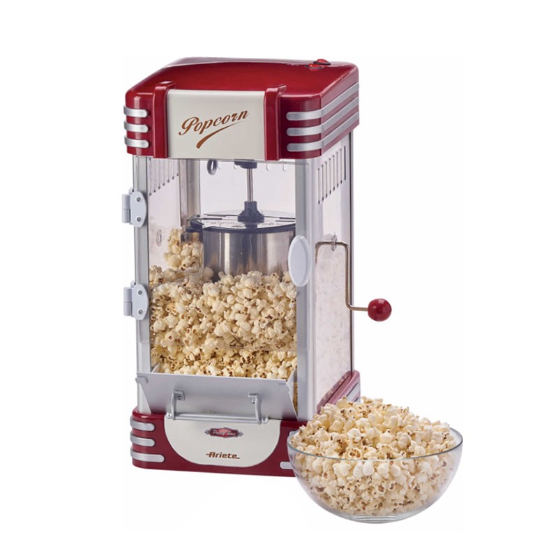 ARIETE POP CORN POPPER XL (PARTY TIME) (2953/00) - MACCHINA PER POP CORN - DESIGN VINTAGE - 700GR 2.