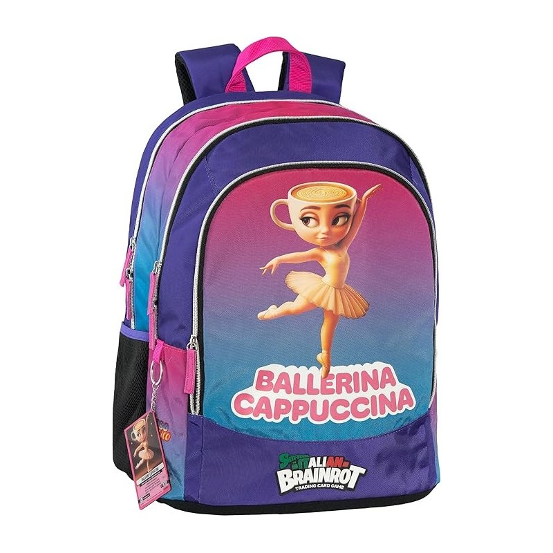 ZAINO SCUOLA ORGANIZZATO BRAINROT